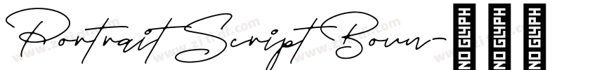 Portrait Script Boun字体转换